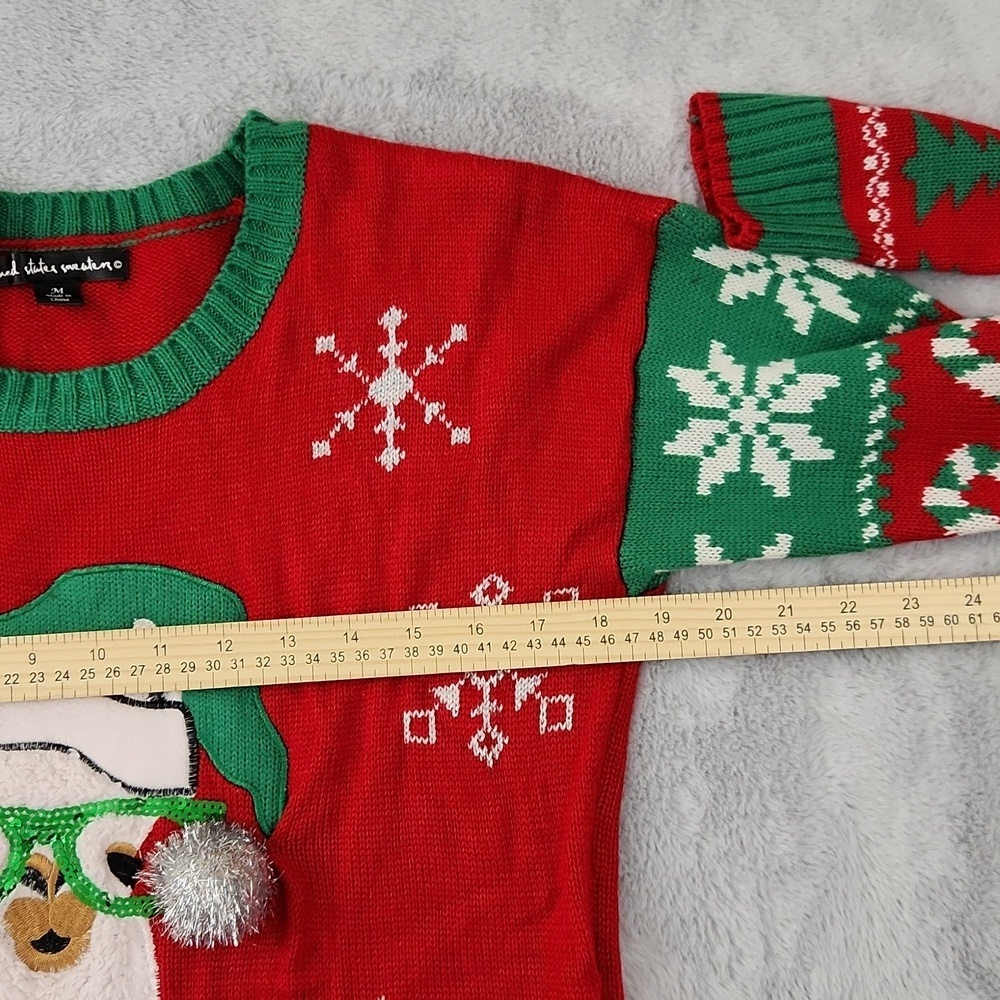 Llama Christmas sweater size M - Picture 7 of 8
